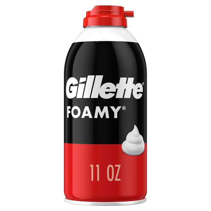 Gillette Foamy Regular Originale Shave Foam, 11 oz