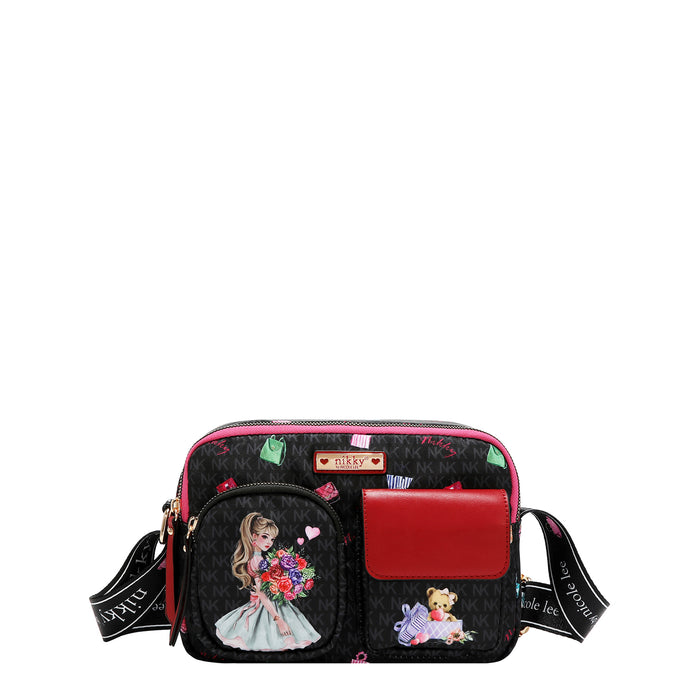 GLAMOROUS WALK NYLON CROSSBODY BAG