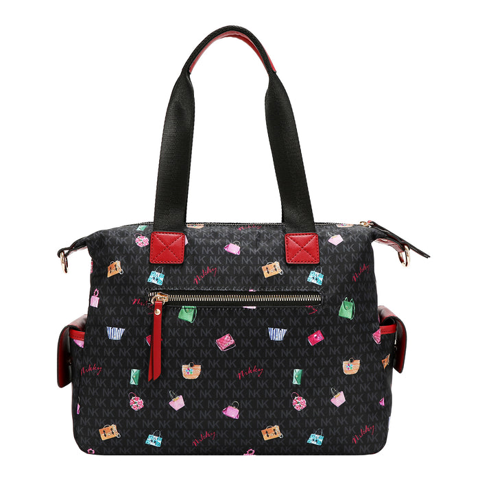 GLAMOROUS WALK NYLON TOTE BAG