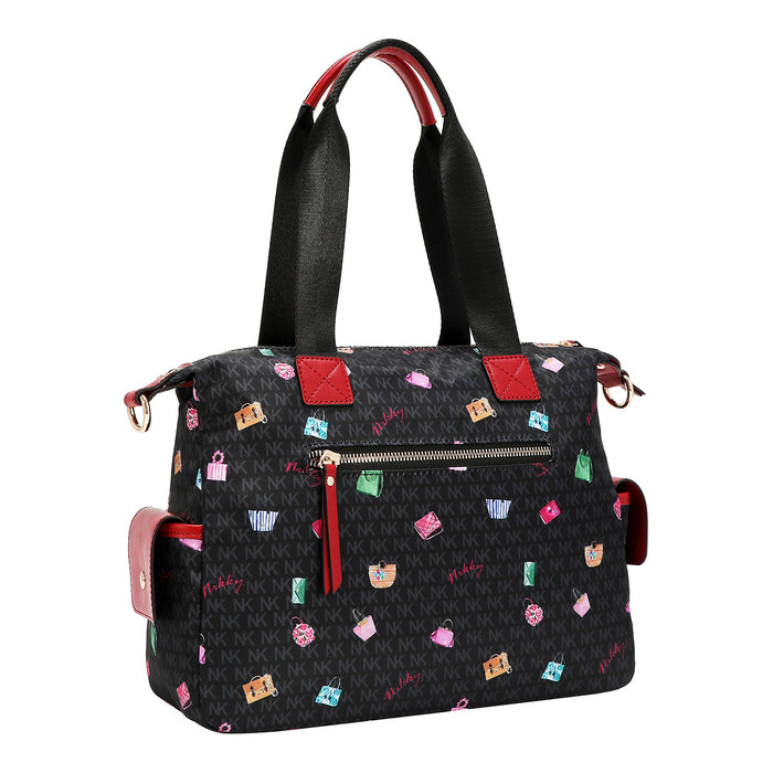 GLAMOROUS WALK NYLON TOTE BAG