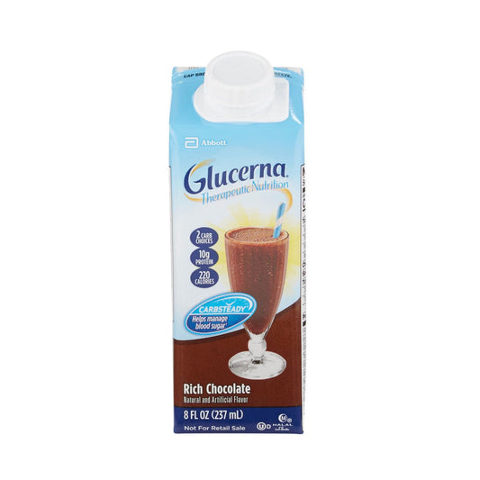 Glucerna Therapeutic Nutrition Shake, Rich Chocolate, 8 oz - 64929-Single - LL Medico