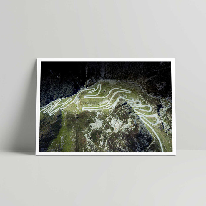 Gothard Pass - Art Print - Daniel Hughes - Rouleur