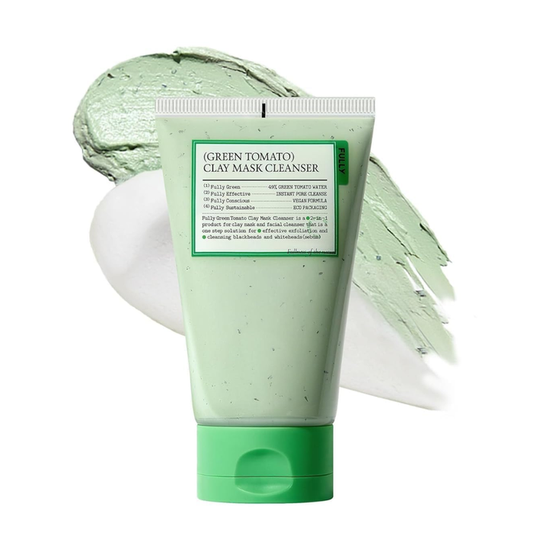 Fully Green Tomato Clay Mask Cleanser Nudie Glow Australia