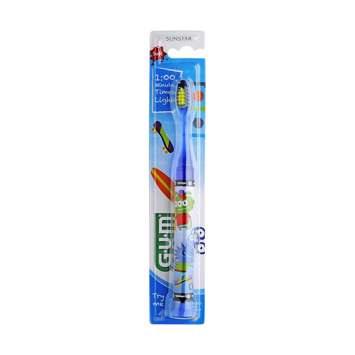 GUM Junior Monster Light-Up Toothbrush - Soft (903M), Manual Toothbrushes