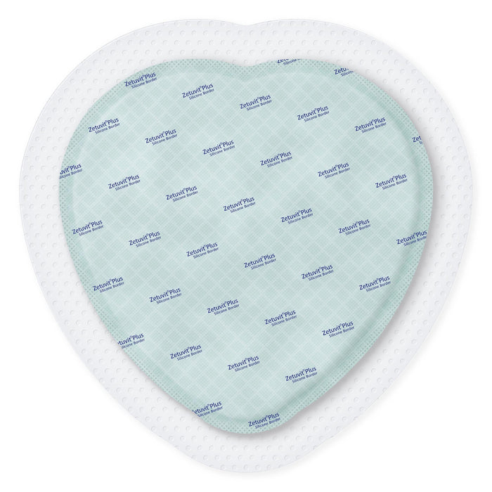 Hartmann Zetuvit Plus Silicone Border Super Absorbent Dressing, Sacral — 9" x 9"