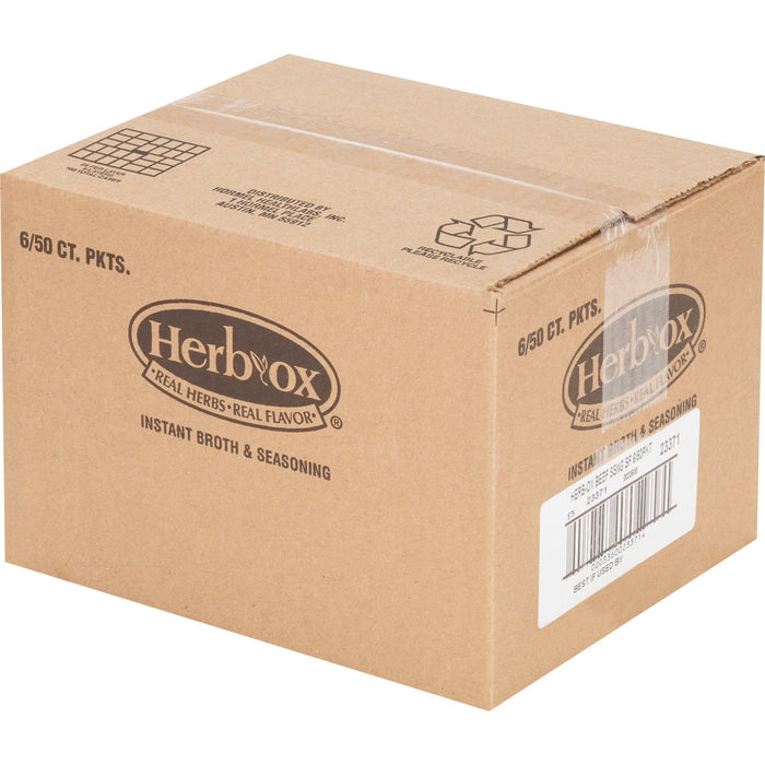 Herb-Ox Instant Broth & Seasoning, Sodium Free Beef Flavor, 7.5 oz Packet - 23371-Box - LL Medico