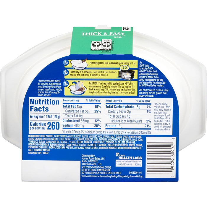 Hormel Thick & Easy Purees, Roasted Turkey, Case/7 - 60749-Case - LL Medico