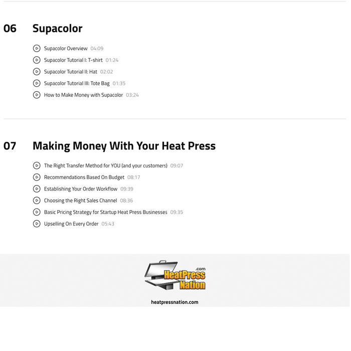 HPN MyExpert Support Heat Press Entrepreneur Masterclass - HeatPressNation
