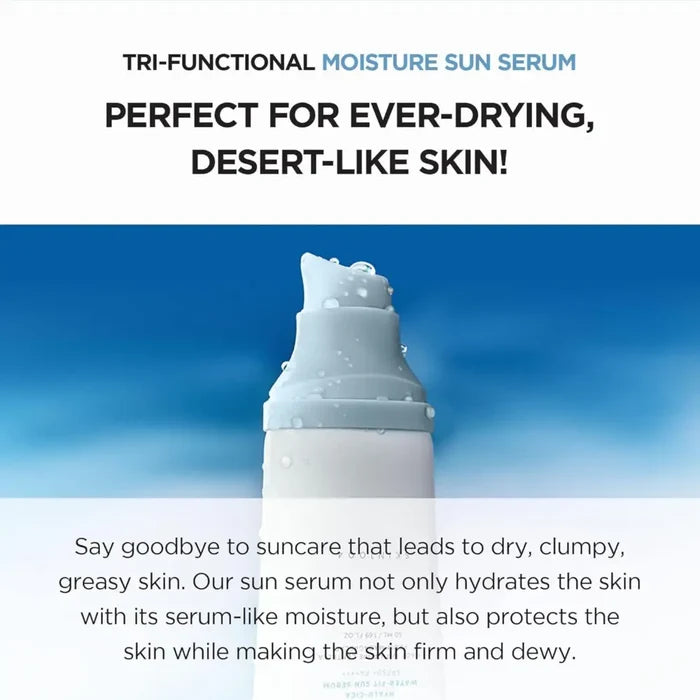Hyalu-Cica Water-Fit Sun Serum 50ml - Sunscreen Skin1004