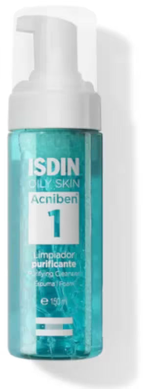 ISDIN Oily Skin Acniben1 Purifying Cleanser Foam -150 ml