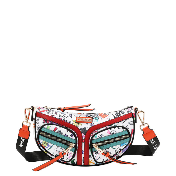 JUST FOR FUN CRESCENT CROSSBODY