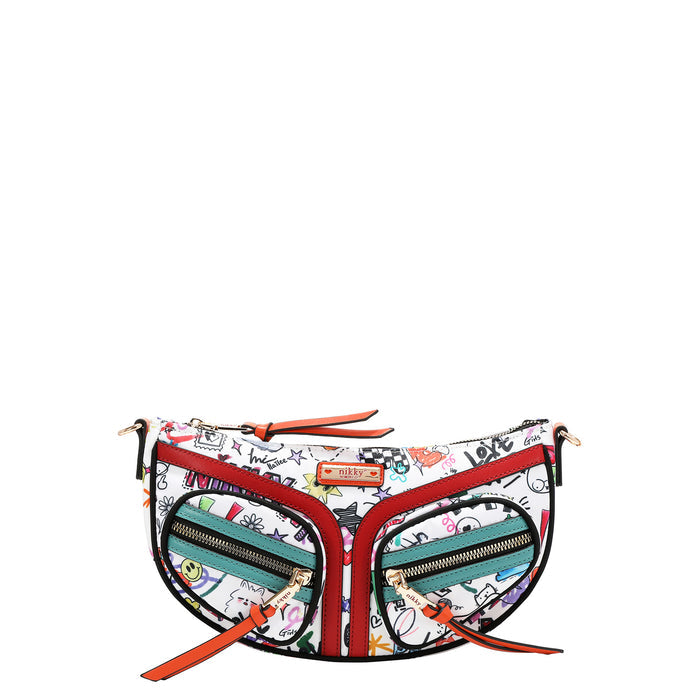 JUST FOR FUN CRESCENT CROSSBODY