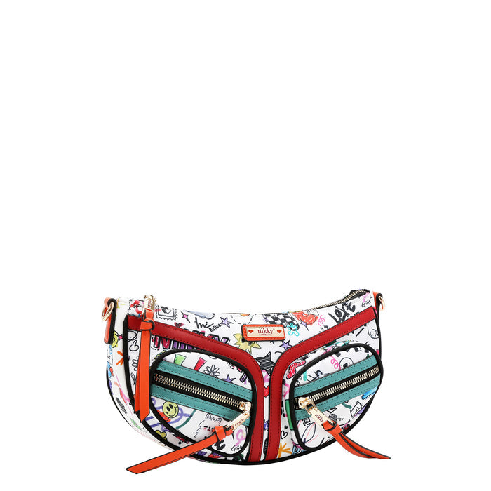 JUST FOR FUN CRESCENT CROSSBODY