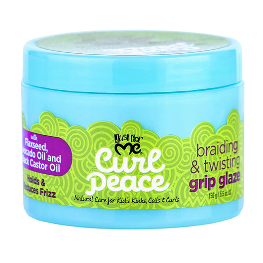 Just For Me Curl Peace Braiding and Twisting Grip Glaze 5.5oz