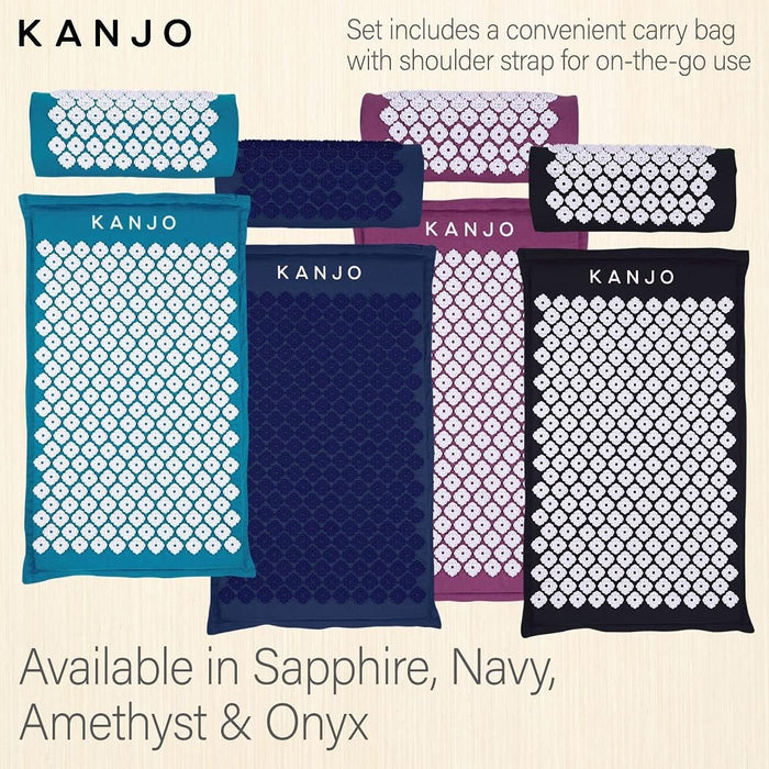 Kanjo Memory Foam Acupressure Mat Set, Large - KANMATXL-Each - LL Medico