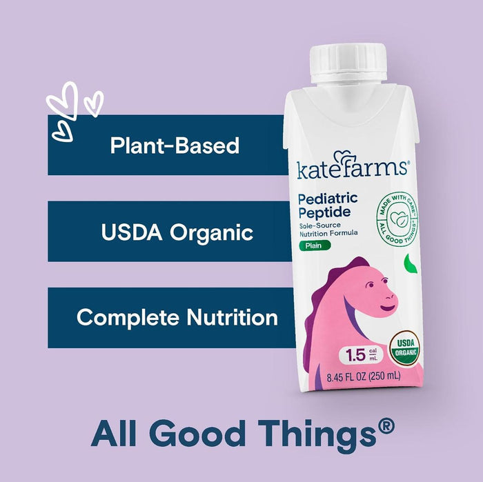 Kate Farms Pediatric Peptide 1.5, Plain, CS/12 - 811112030706-Case - LL Medico