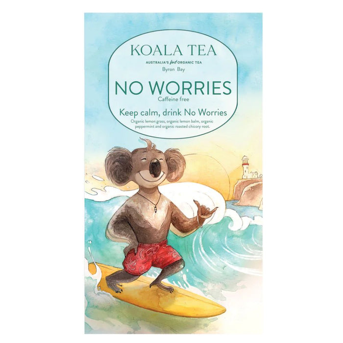 Koala Tea Organic Tea Bags KOALA COLLECTION (20 Pack) - No Worries