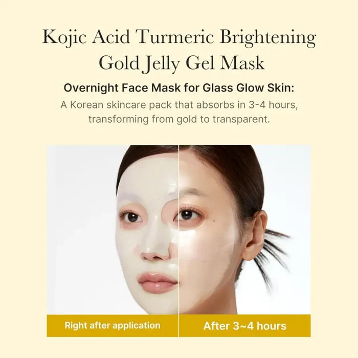 Kojic Acid Tumeric Gel Mask (4ea) - Medicube Skin Care Masks & Peels