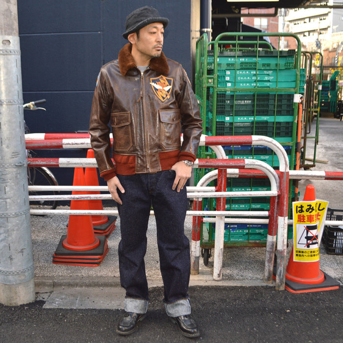 KOJIMA GENES "RNB-1411" 20oz Selvedge Nep Denim Vintage Straight
