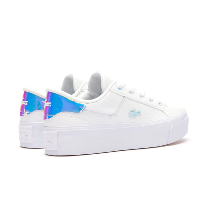 Lacoste Women's Ziane Platform White Iridescent