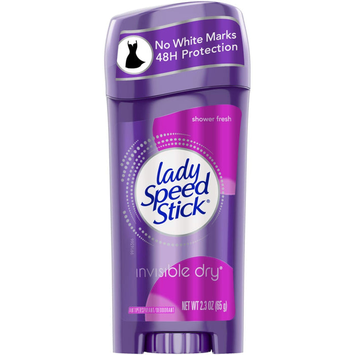 Lady Speed Stick Invisible Dry Antiperspirant Deodorant, Shower Fresh, 2.3 oz