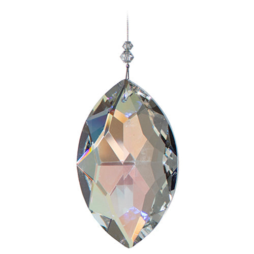 Large Egyptian Eye Crystal Suncatcher  – Aurora Borealis (Iridescent) Finish