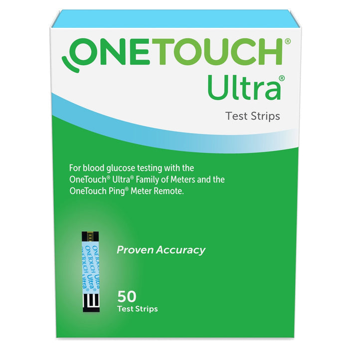 LifeScan OneTouch Ultra Blue Blood Glucose Test Strips - 022896-Box - LL Medico