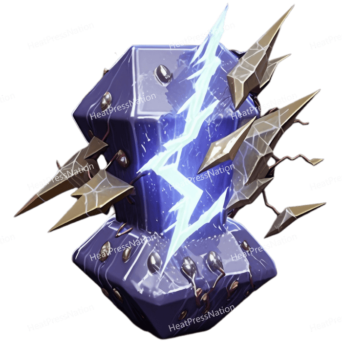 Lightning Crystal Design - HeatPressNation