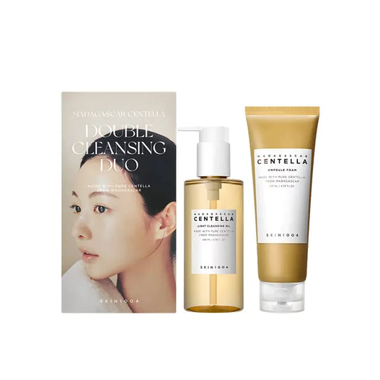 Madagascar Centella Double Cleansing Duo - Oil Based Cleanser Water Skin1004 Facial Cleansers