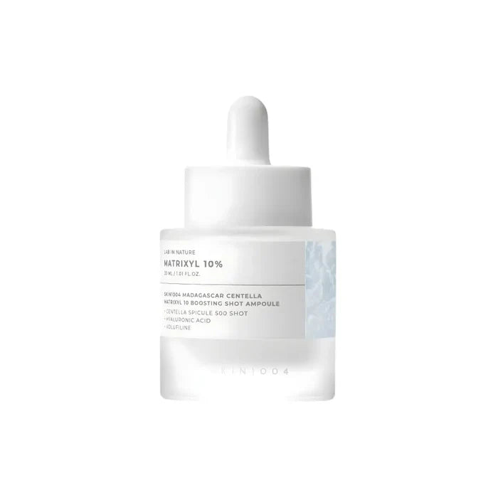 Madagascar Centella Matrixyl 10 Boosting Shot Ampoule 30ml - Serum and Skin1004 Face Serums