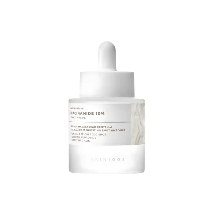 Madagascar Centella Niacinamide 10 Boosting Shot Ampoule 30ml - Serum and Skin1004 Face Serums