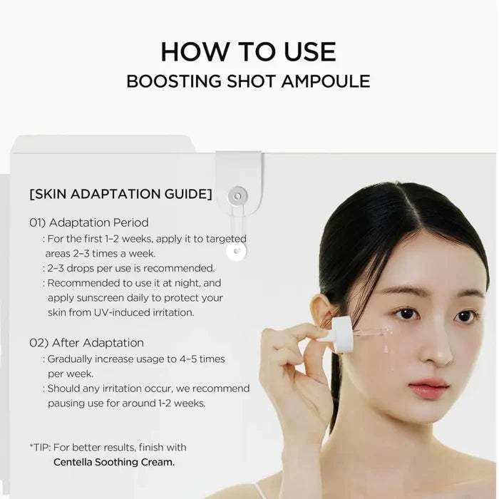 Madagascar Centella Niacinamide 10 Boosting Shot Ampoule 30ml - Serum and Skin1004 Face Serums