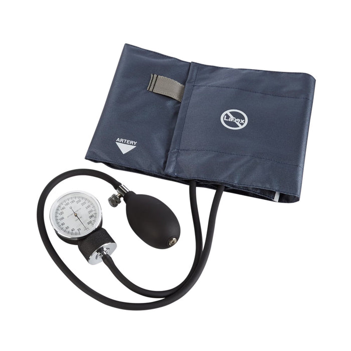 McKesson Aneroid Sphygmomanometer, Pocket Style, Large Adult Cuff, 34 - 50 cm - 01-775-12XNGM-Box - LL Medico