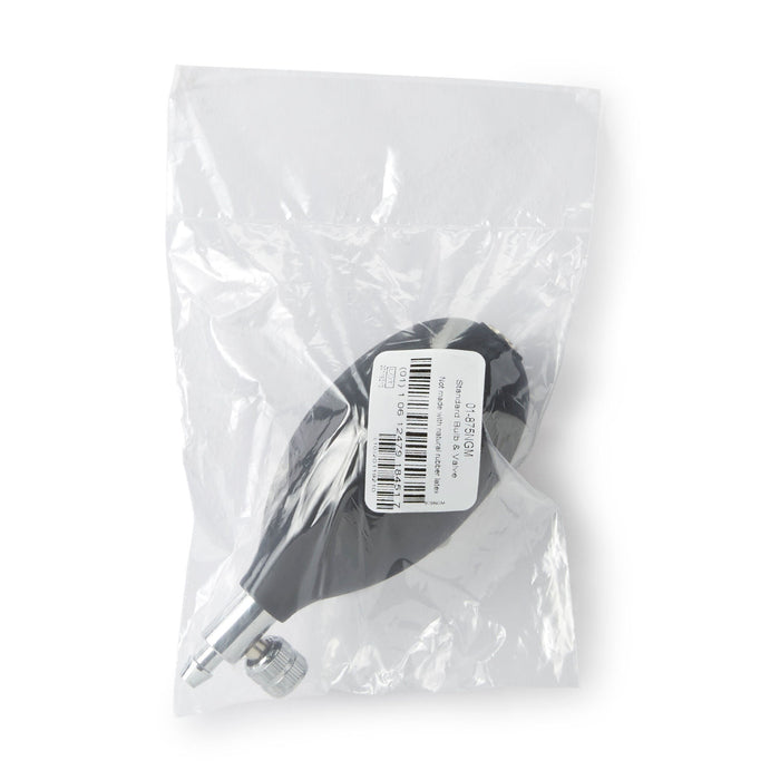 McKesson Blood Pressure Inflation Bulb with Deflation Valve - 01-875NGM-Single - LL Medico