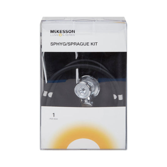 McKesson Blood Pressure Kit with Sprague Stethoscope, Adult Cuff, 23 to 33 cm - 775-641-11ANMM-Single - LL Medico