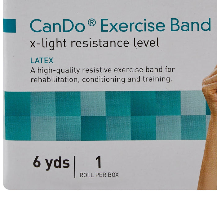 McKesson CanDo Exercise Resistance Band, Yellow, X-Light, 5" x 6 Yard - 169-5211-Single - LL Medico