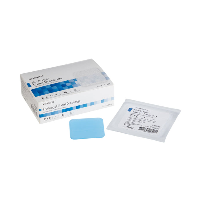 McKesson Hydrogel Wound Dressing Sheet, Sterile - 61-82022 - LL Medico