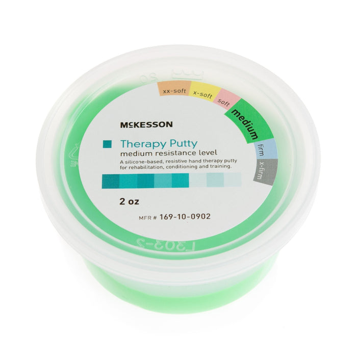 McKesson Therapy Putty, Green, Medium, 2 oz - 169-10-0902-Single - LL Medico