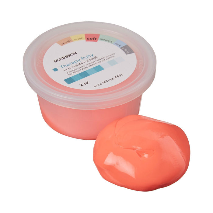 McKesson Therapy Putty, Soft, Red, 2 oz - 169-10-0901-Single - LL Medico