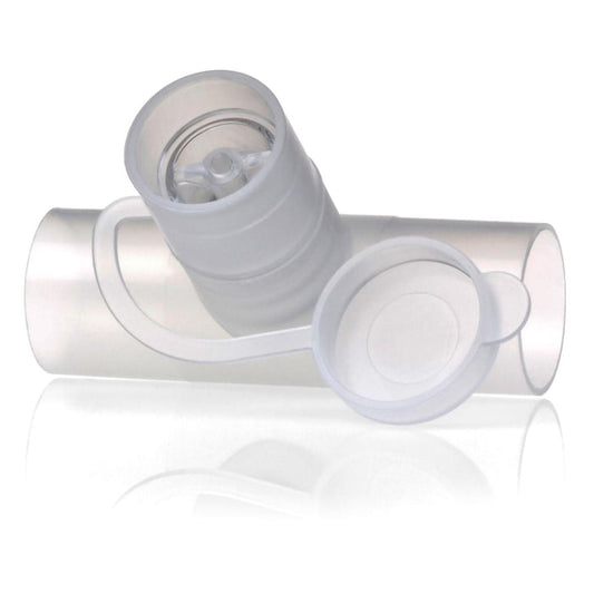 Medline Valved Tee Adapter for In-Line Nebulizer - HUD1744-Single - LL Medico
