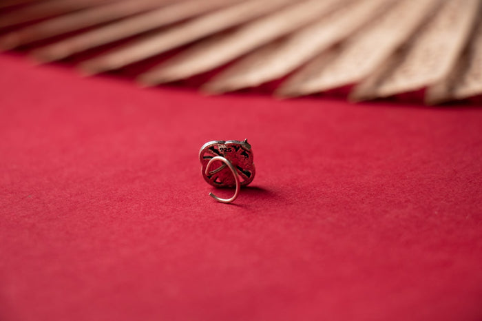Mizoya Intricate Embossed Nose Ring