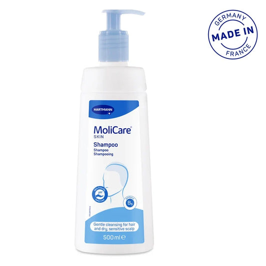 MoliCare Skin Shampoo, gentle nourishing shampoo for dry, sensitive scalp, 500ml
