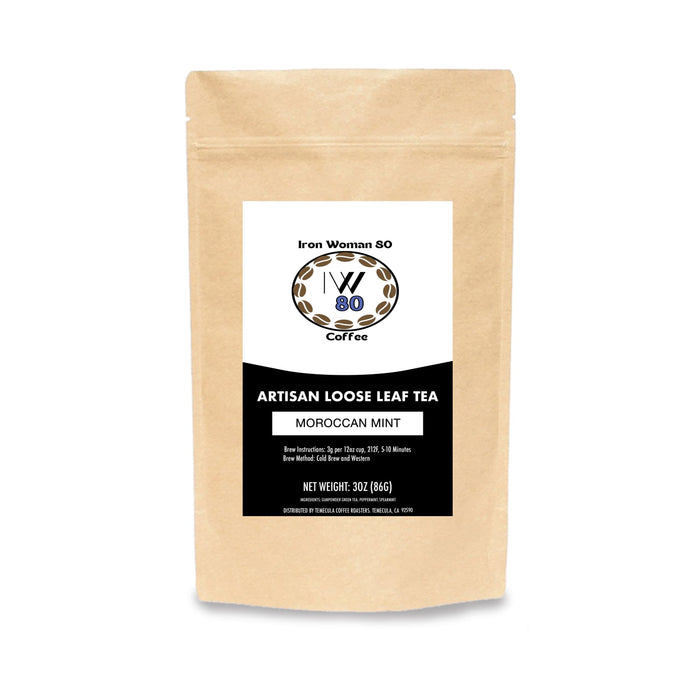 Moroccan Mint Green Tea | Fresh, Vibrant, and Naturally Refreshing | Iron Woman 80 Coffee
