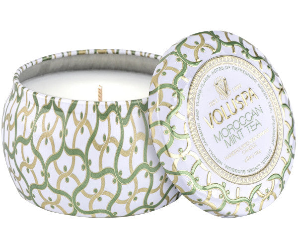 MOROCCAN MINT TEA MINI TIN CANDLE