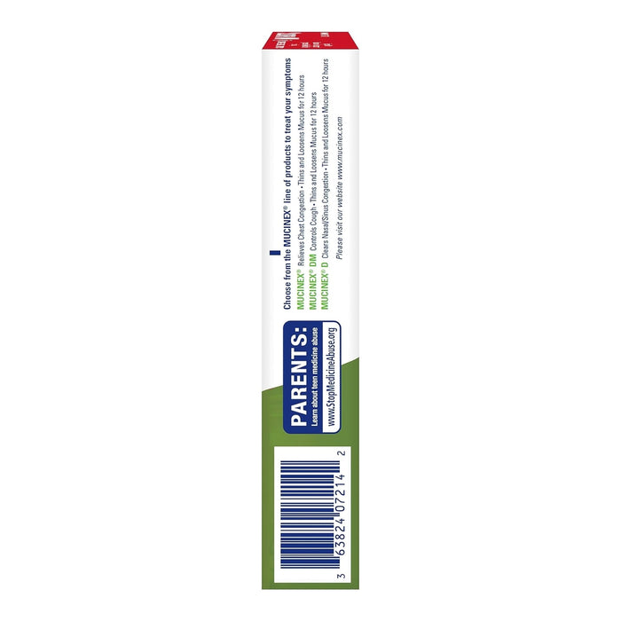 Mucinex DM Expectorant and Cough Suppressant, Maximum Strength - 63824007236 - LL Medico