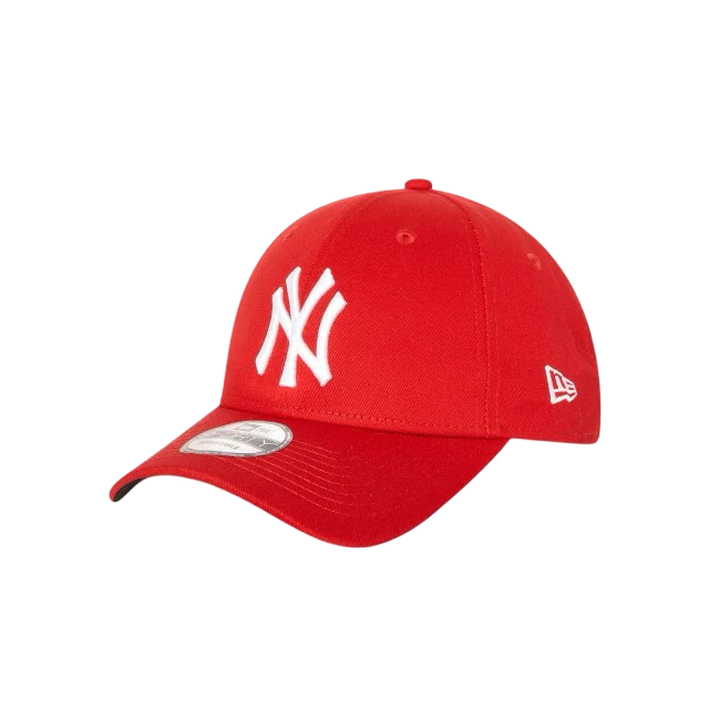 New Era 940 Pre Curved New York Yankees Scarlet Red White Cap