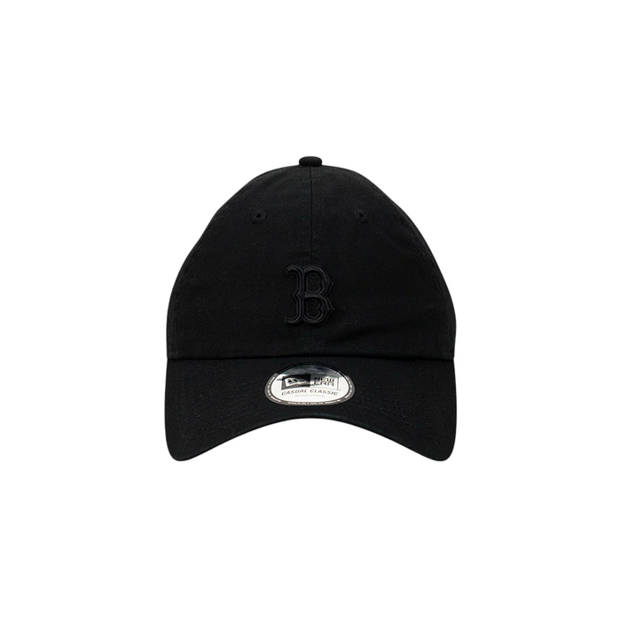 New Era Casual Classic Boston Redsox Black on Black Cap