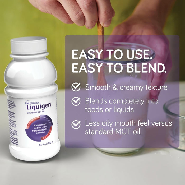 Nutricia Liquigen Emulsified MCT Oil, Unflavored, 8.5 oz - 71957-Single - LL Medico