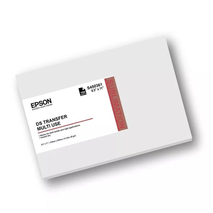 Papel de Sublimación Epson Transfer 100 Hojas, tamaño carta | S450361 - Panamá