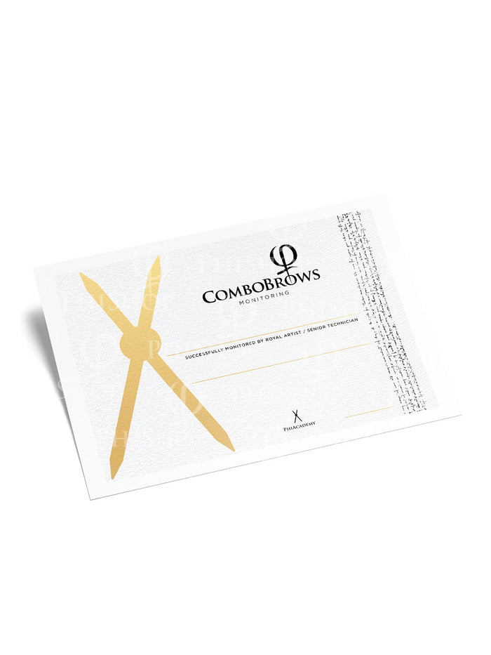 PhiBrows ComboBrows Monitoring Certificate